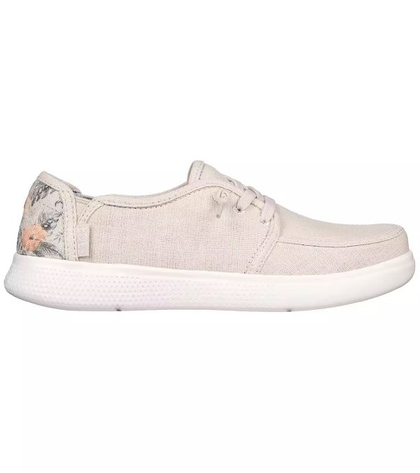 Skechers Bobs Womens Skipper Floral Flair Slip-On Shoe Side