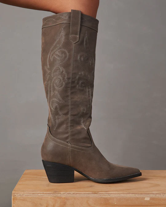 Vinny Knee High Western Boot 2